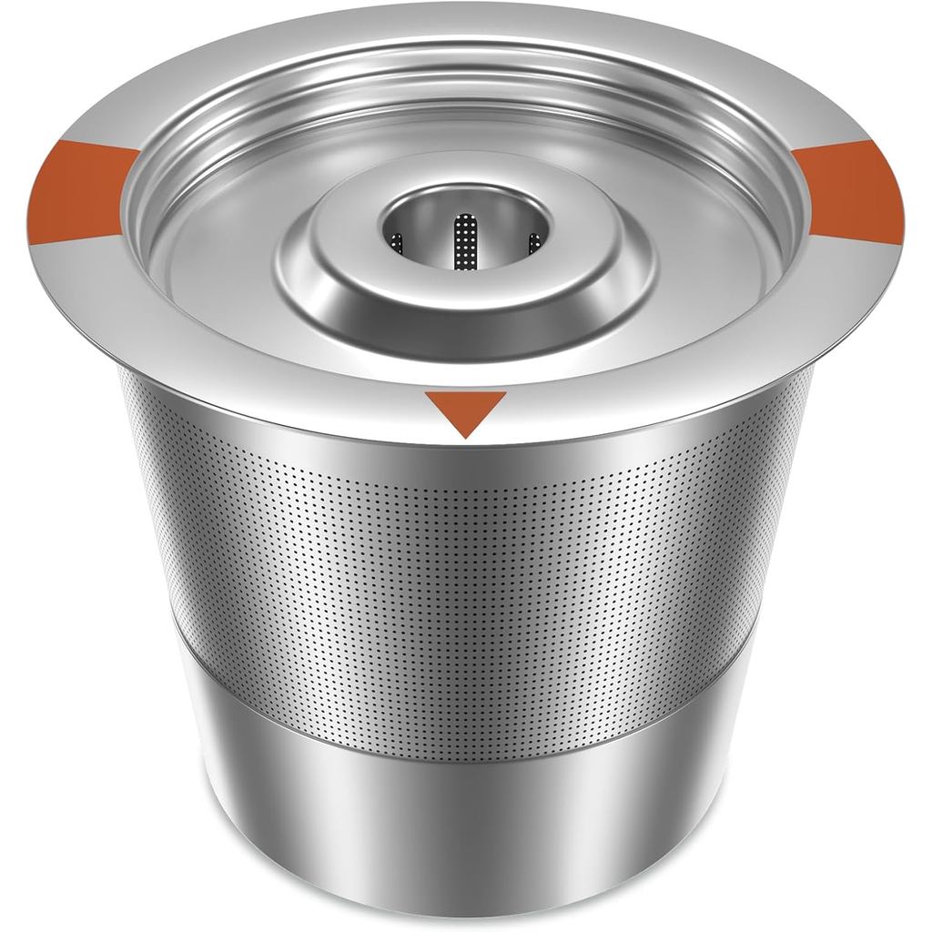 Reusable K Cups Coffee Pods สําหรับ Keurig: สแตนเลสรีฟิล K ถ้วยกาแฟกรองเข้ากันได้ 1.0 และ 2.0 เครื่อ