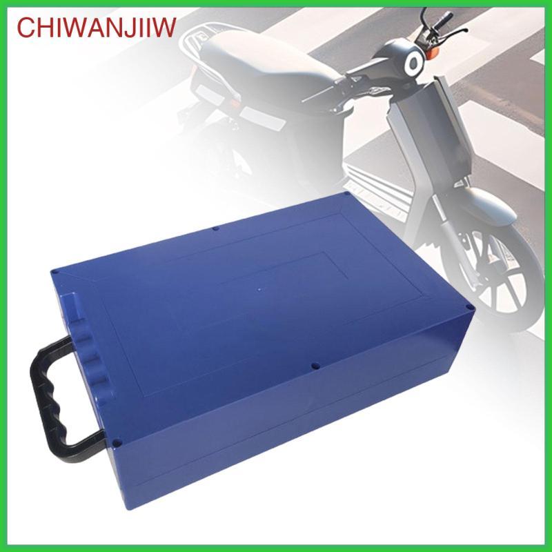 [chiwanjiiw] กล่องเก็บ Lipo ที่วางแบตเตอรี่รถยนต์ไฟฟ้า เคสล็อคสกรูกันน้ําสําหรับชุดจักรยานไฟฟ้า DIY พร้อมแบตเตอรี่