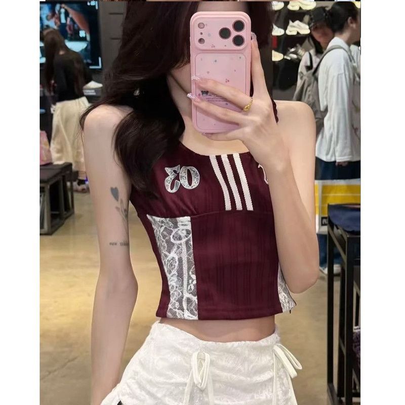 Jennie Summer Women American Jersey All-Match Sports Hot Girl Vest KU4750/Zz8.5