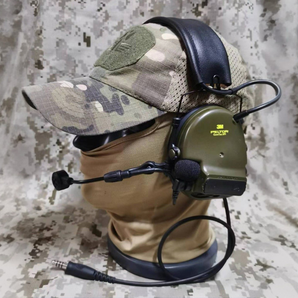 TCA COMTAC XPI VI PELLER C6 C5 Pickup Noise Cancelling ชุดหูฟังยุทธวิธีพร้อมมาตรฐานด้านข้าง 3M