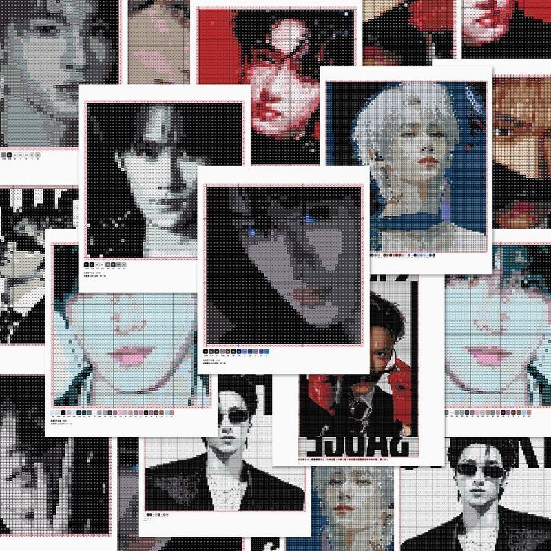 72 แผ่น Celebrity Times Youth League Bean-spelling Drawing สติกเกอร์ Handmade Creative Peripheral Pi