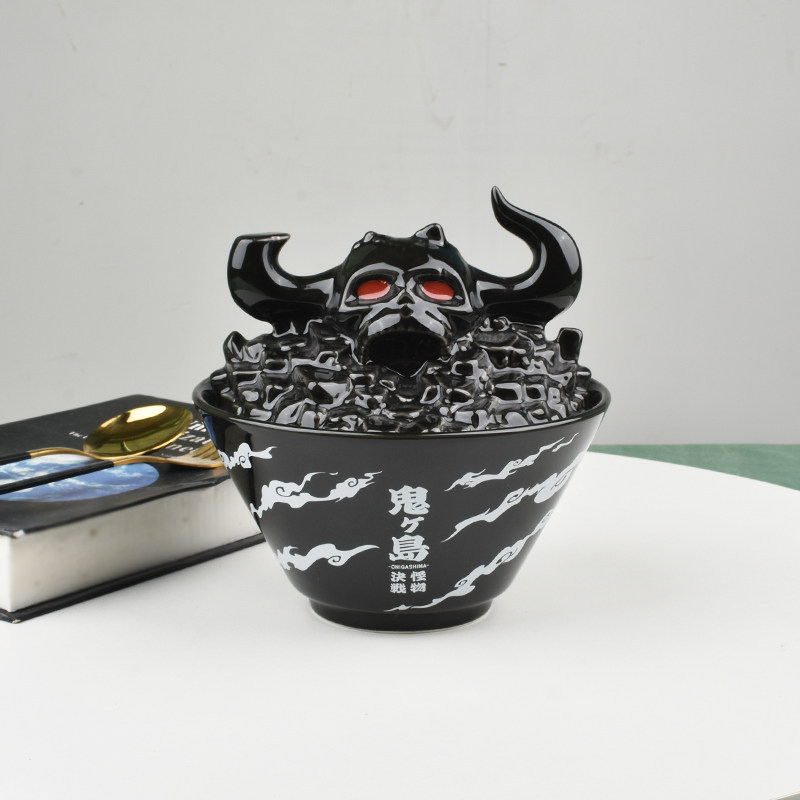 Bandai One Piece ความคล่องตัว Battle of Demon Island ชามบะหมี่กึ่งสําเร็จรูป Ichiban รางวัล E รูปควา