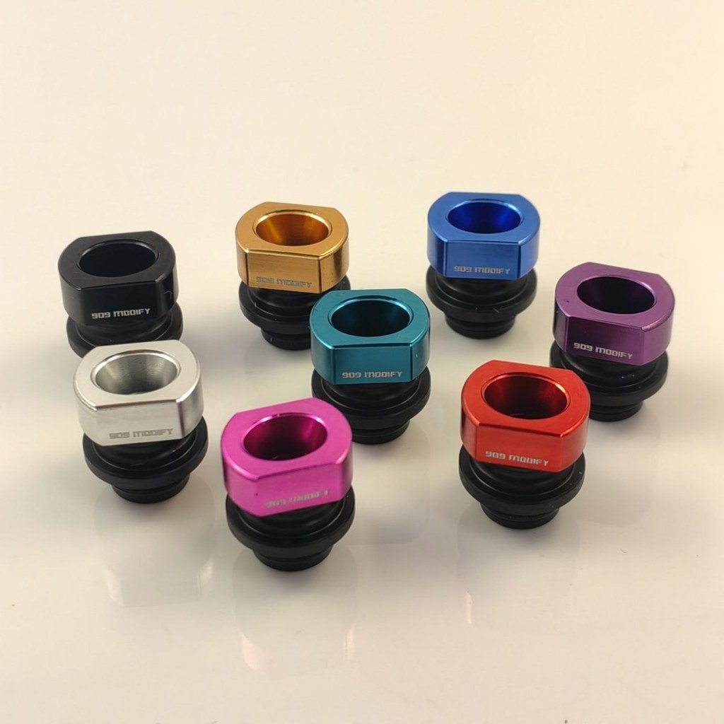 909 Drip Tip 510 กล่องบิลเล็ตสีน้ําเงิน 吸หยดน้ํา ปาก#909 Drip Tip 510 กล่องบิลเล็ตแท้ 吸嘴7734