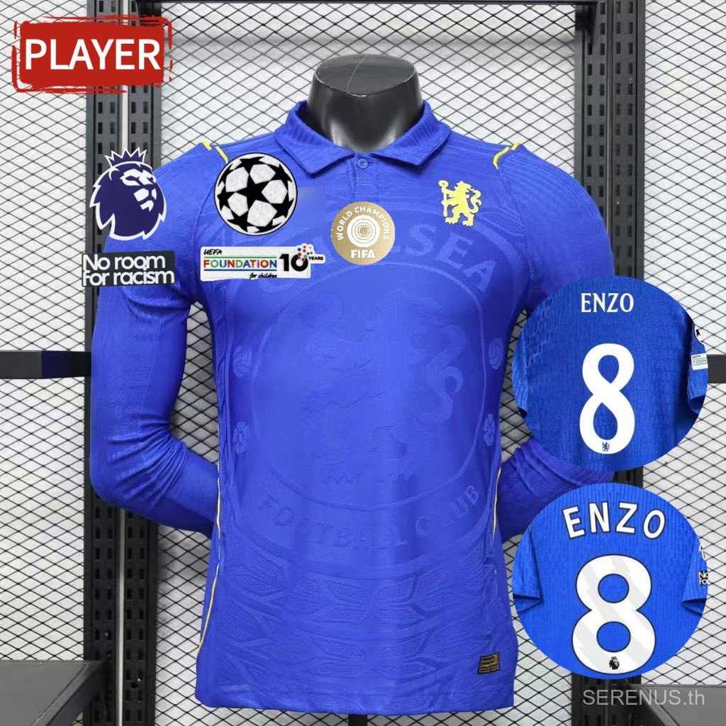 2026-2027 เชลซี เหย้า เสื้อเจอร์ซีย์ แขนยาว เวอร์ชั่นนักเตะ พร้อมชื่อตามสั่ง และเบอร์ พาลเมอร์#10