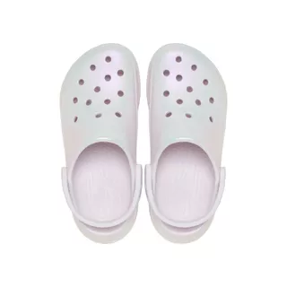CROCS รองเท้าลำลองผู้หญิง BAE IRIDESCENT CLOG - GRAPE ICE