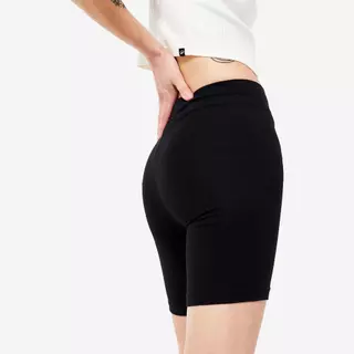 Decathlon Women'S Fitness Cycling Shorts กางเกงออกกำลังกายผู้หญิงแนวปั่นจักรยานขาสั้น - Black