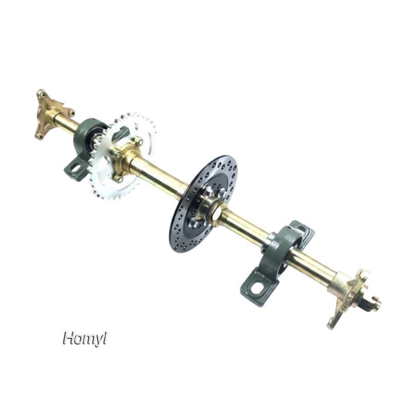 [Homyl] Go Kart ด้านหลังเพลา Live Assembly Kit สําหรับรถสามล้อสี่ล้อปรับความยาวชิ้นส่วน Atv สําหรับผ