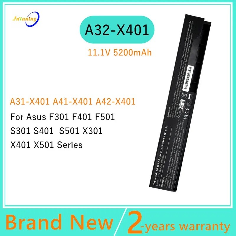 A31-X401 A32-X401 แบตเตอรี่แล็ปท็อปสําหรับ Asus F301 F301A F301U S401U F401 F401A F401U F501 F501A F