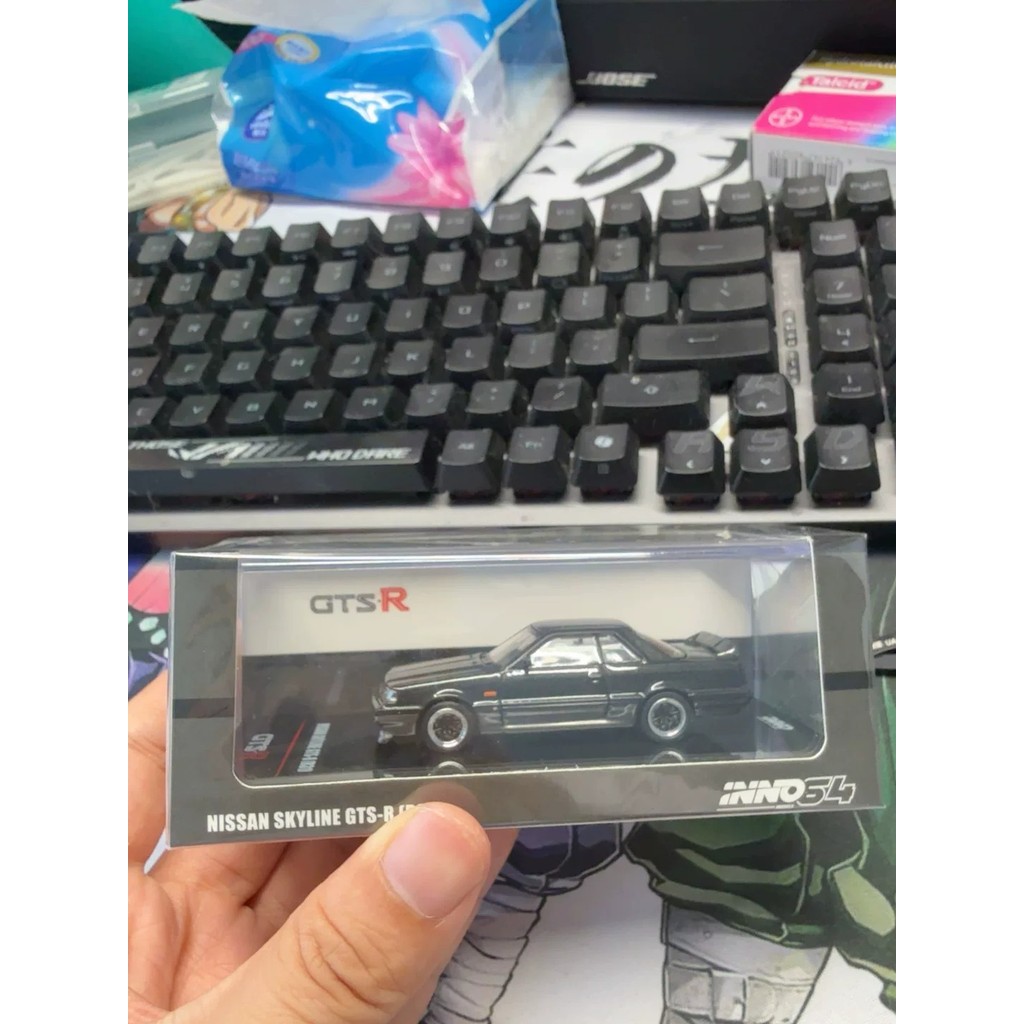 [เด็กกําพร้าพร้อมสต็อก] INNO r31 gtsr skyline skyline Metallic Black Brand ใหม่ยังไม่เปิด Non-Remote