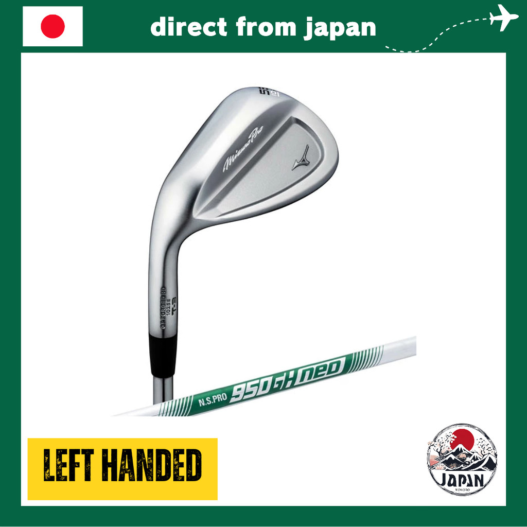Mizuno Pro T-3 Wedge Left-Handed – White Satin Brush Finish / N.S.PRO 950GH neo (S)
