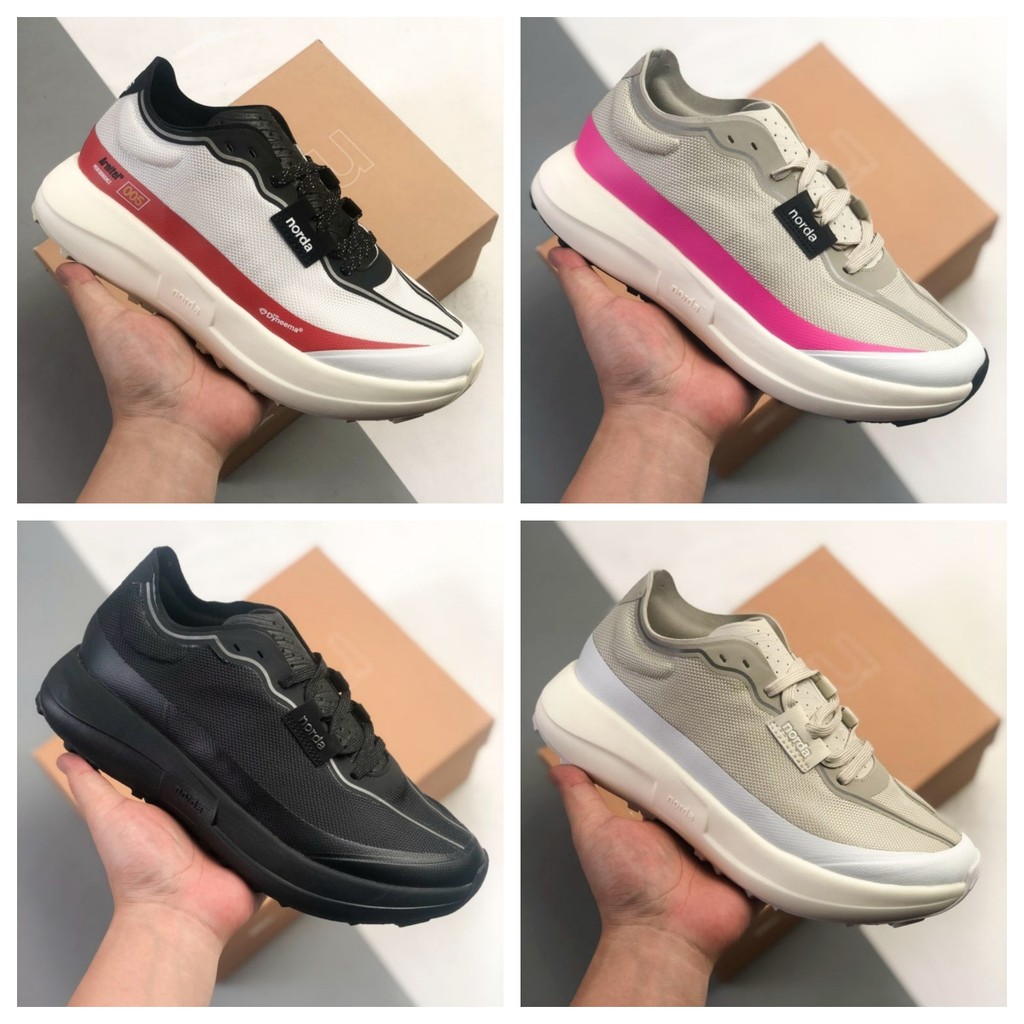 NORDA 005 สวมใส่สบายรองเท้าวิ่งข้ามประเทศรองเท้าผ้าใบกันลื่นทนต่อการสึกหรอ Unisex ยี่ห้อใหม่