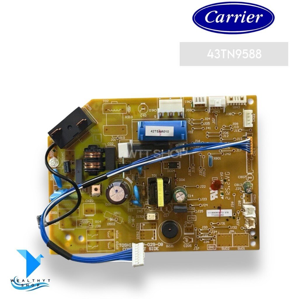 43TN9588 (รุ่น 42TSAA010) แผงวงจรแอร์ Carrier แผงบอร์ดแอร์แคเรียร์ บอร์ดคอยล์เย็น อะไหล่แอร์ ของแท้ศ