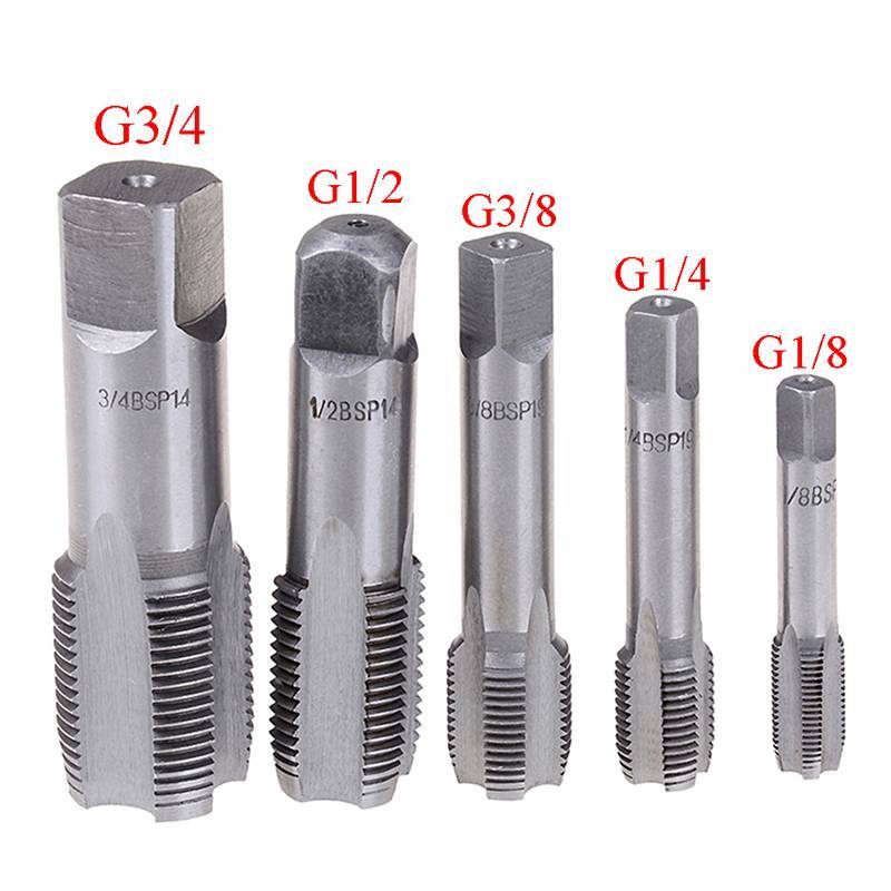 G&Y G1/8 1/4 3/8 1/2 3/4 HSS Taper Tap BSP ด้ายสกรูโลหะ