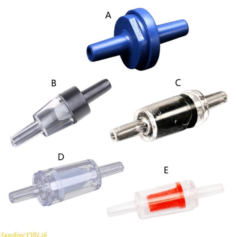 SUN Aquarium One Way Check สําหรับวาล์วสําหรับ Line Tube Fish สําหรับถัง Acc