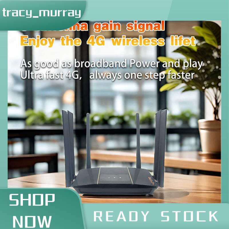 tracy_murray 4G CPE Router 4G CPE Modem 300Mbps 4G WiFi Router 6 เสาอากาศไร้สาย WiFi Router ยุโรป