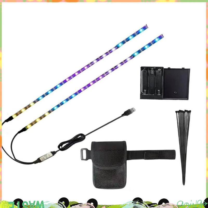 ไฟ LED Strip RGB ไฟ LED Strip RGB สําหรับสกู๊ตเตอร์จักรยานไฟเตือนเพื่อความปลอดภัยสําหรับขี่กลางคืนแข