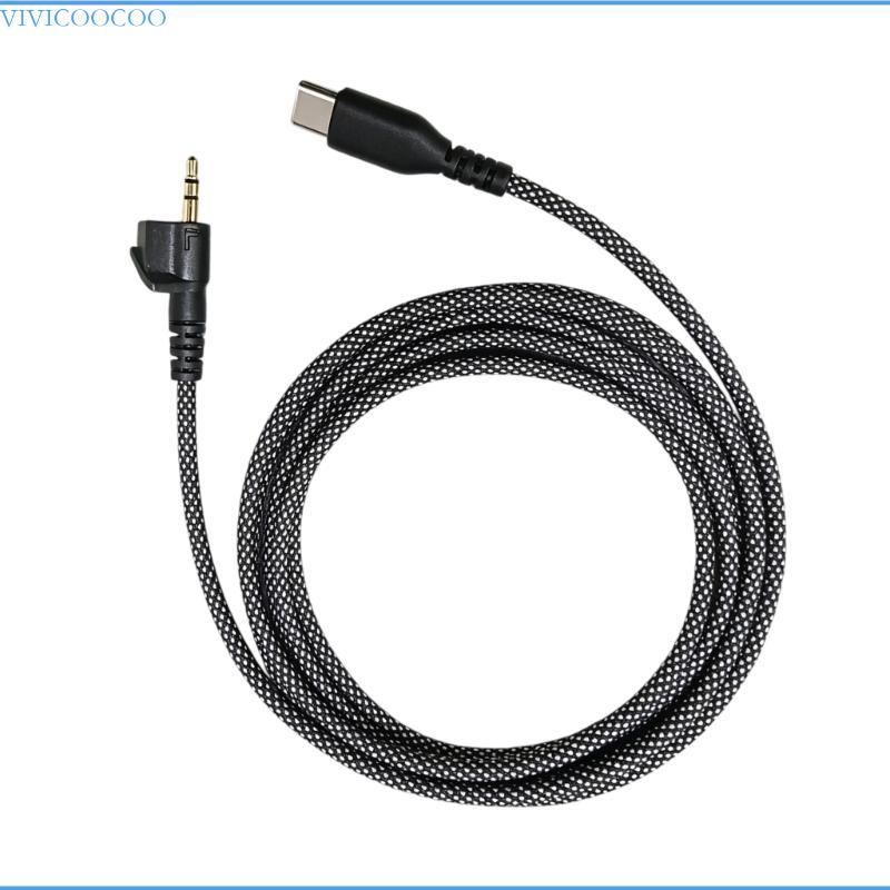 VIVI Braided USB C ถึง 2 5 มม.สายหูฟังสําหรับ AE2 AE2I AE2W สําหรับการฟังทุกวัน