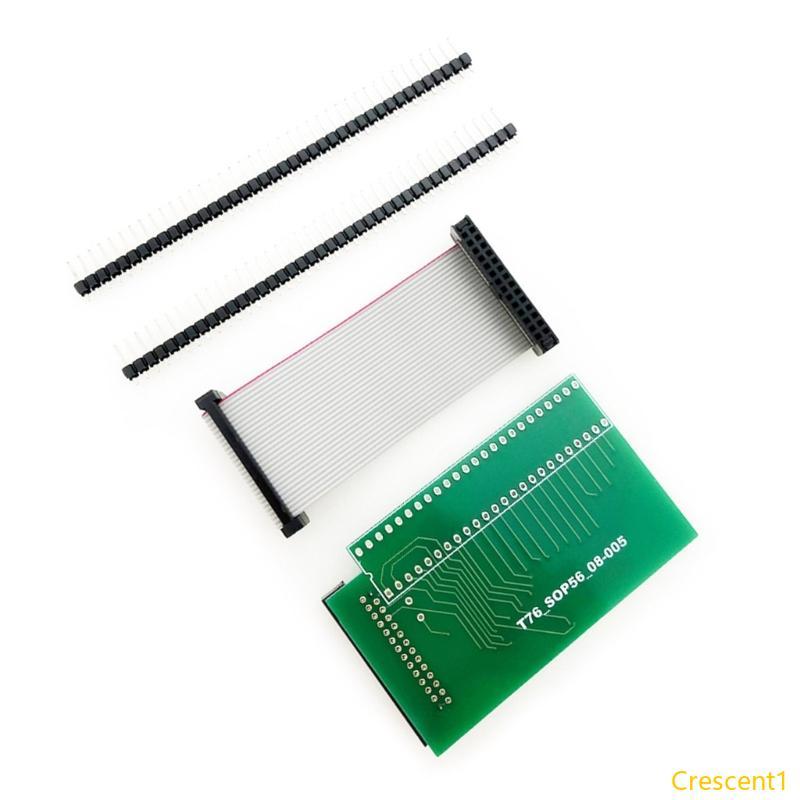 Crescent1 SSOP56 08-005 ซ็อกเก็ตอะแดปเตอร์ 0 8 มม.Pitches Programmer Test Burn Socket อ่านเขียน Burn