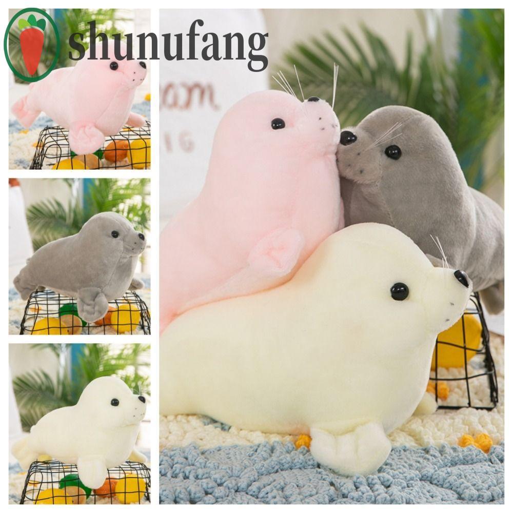 UNUF Seal Plush ตุ๊กตาของเล่น, Fluffy Soft Seal ตุ๊กตาตุ๊กตา, Cozy น่ารักน่ารัก Sea Lion Plushie ของ