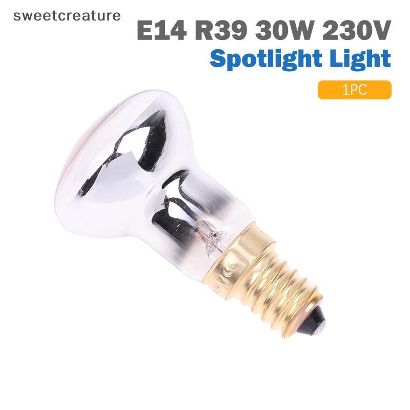 Sweetcreature 1 PC เปลี่ยนโคมไฟลาวา E14 R39 30W 230V Spotlight สกรูในหลอดไฟ Clear Reflector Spot หลอ