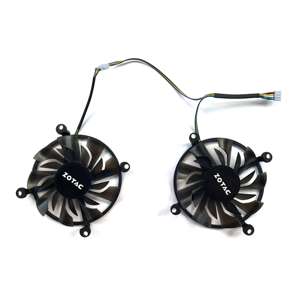 ใหม่ 4 พิน cooler พัดลมสําหรับ Zotac GTX 1060 GTX960 GTX950 กราฟิกการ์ดพัดลมระบายความร้อน GTX 1060 9