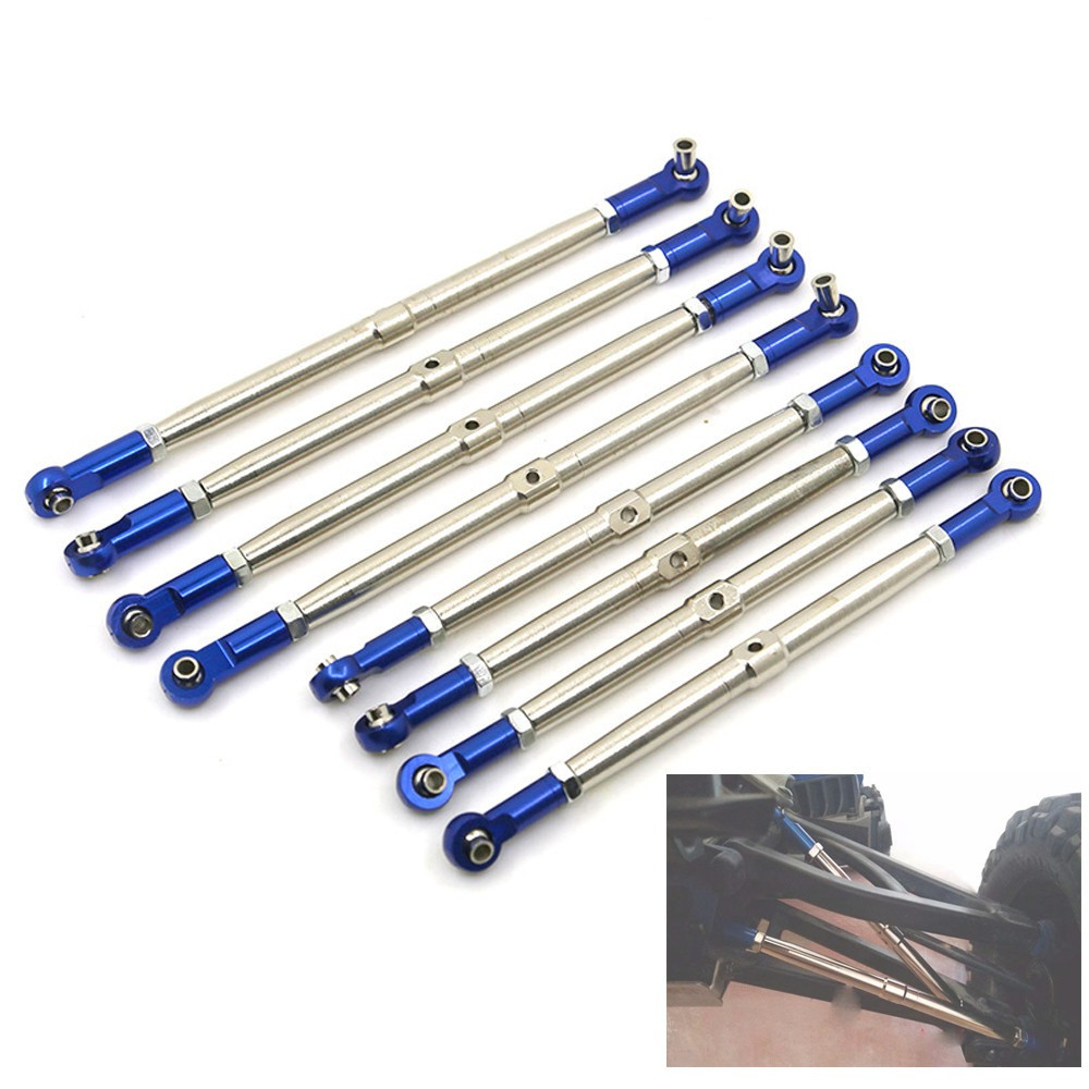 สําหรับ TRX 1/10 EREVO 2.0 E-Revo Revo Summit 5319X 5338R โลหะอัพเกรด Pushrods พร้อม Rod Ends Links 