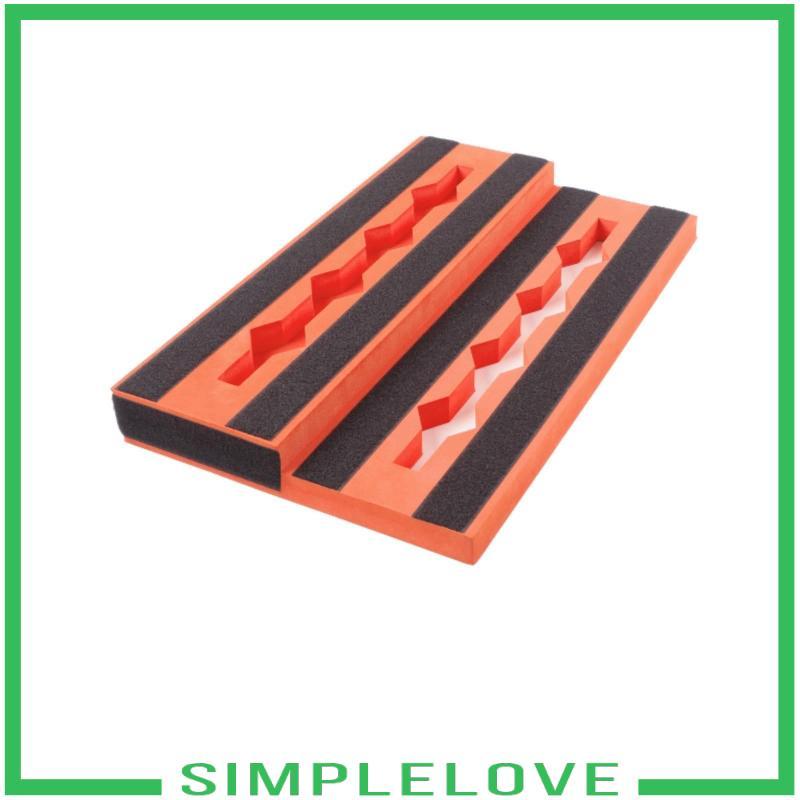 [Simple] EVA Pedal Board Cable Channel Guitar Pedal Board Hook-and-Loop สําหรับนักกีตาร์