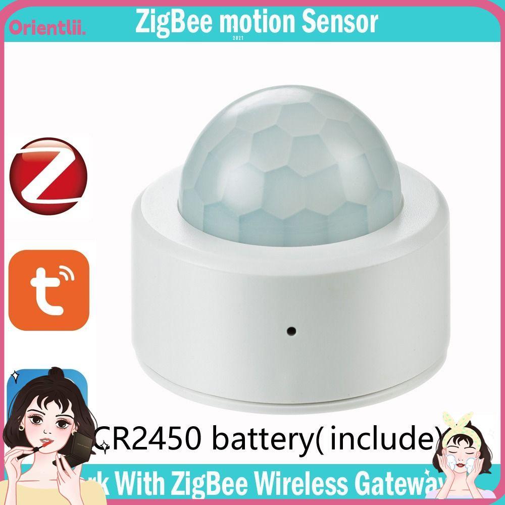 ORIENTTK Tuya สมาร์ท ZigBee, PIR Motion Human Motion Sensor Mini Zigbee, สัญญาณกันขโมยสมาร์ทเซนเซอร์