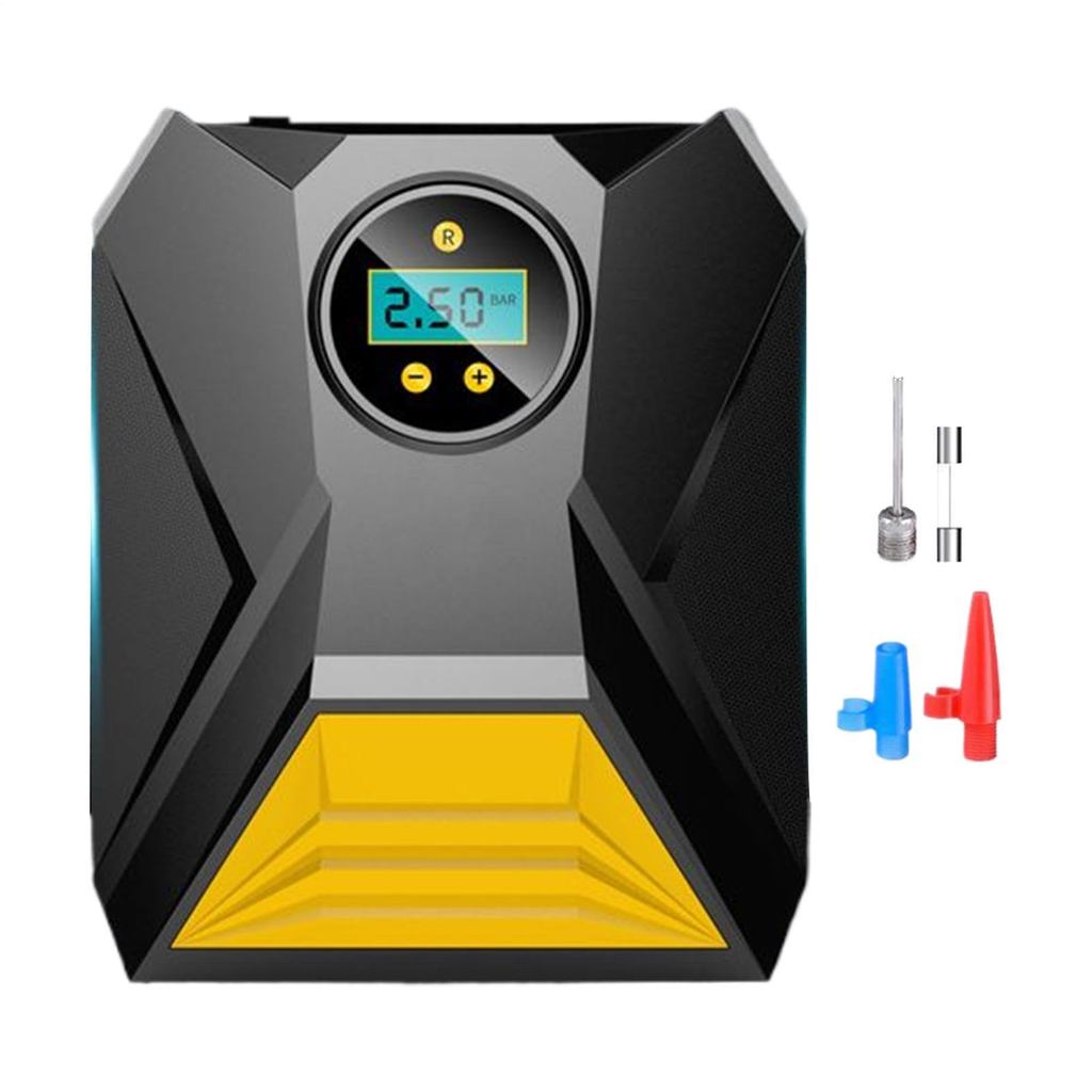 Portable Air Compressor Tire Inflator Electric Cordless Rechargeable Digital Display LED Inflator