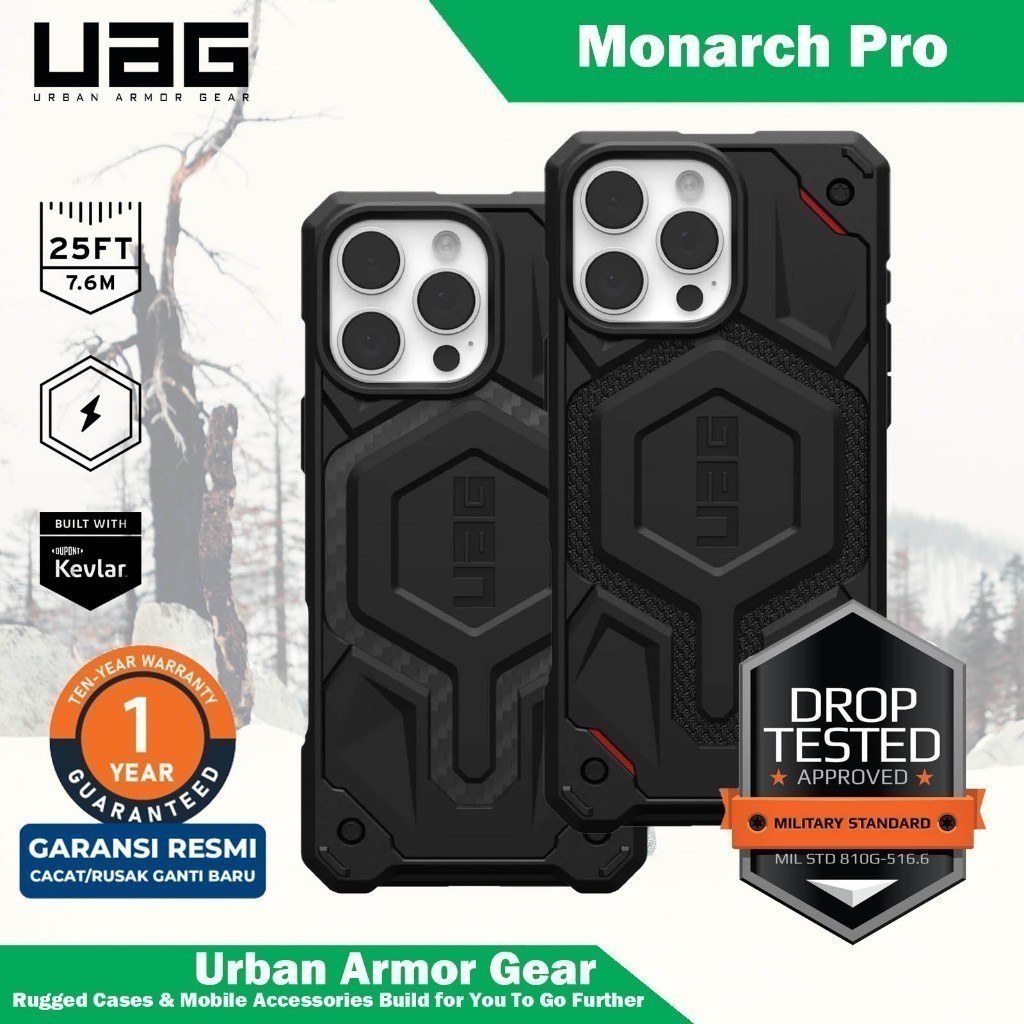 UAG Monarch Pro เคส iPhone 15 14 13 Series กันกระแทก Premium Magnetic