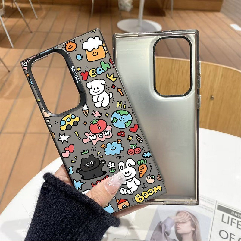 เคสโทรศัพท์ลายการ์ตูนแสนสนุกเข้ากันได้กับ Samsung A05S, A06, A14, A15, A255G, A555G, S22ULTRA, S23FE