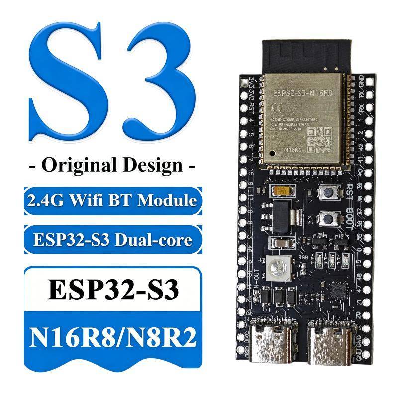 ODS ESP32 S3 Dual Core Development Board Stable 2.4G WiFi รองรับสําหรับอุปกรณ์สวมใส่การพัฒนา OD
