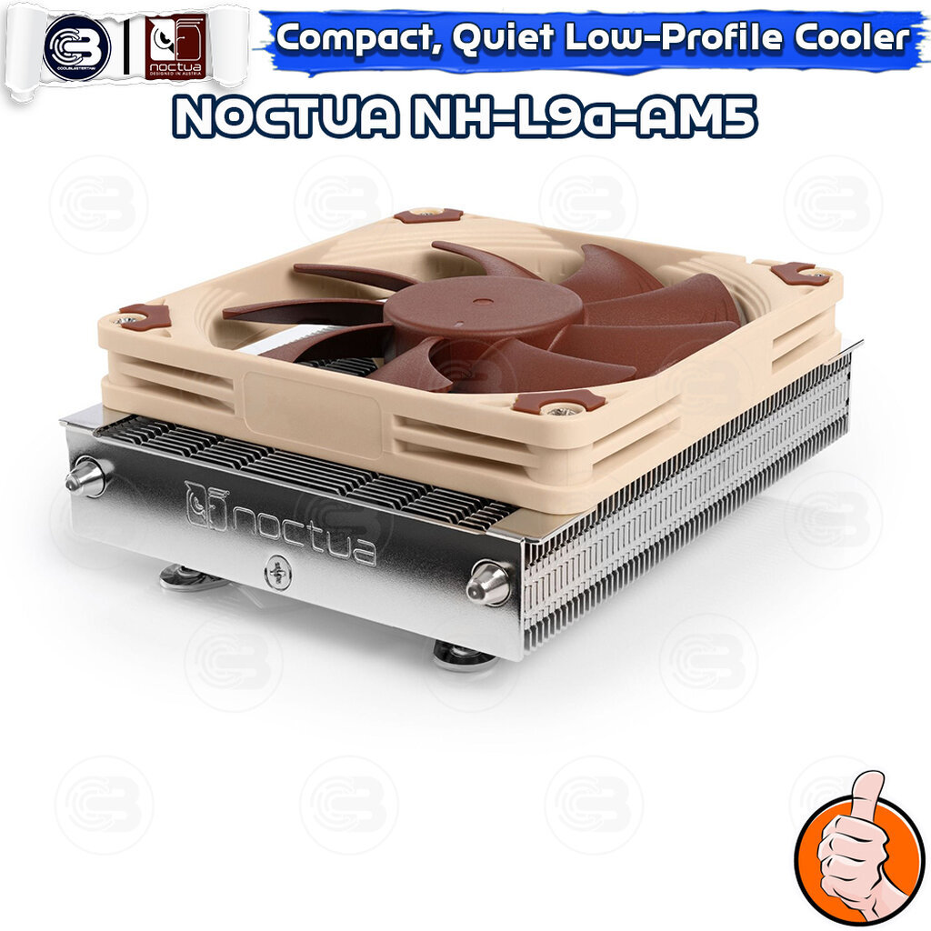 [CoolBlasterThai] NOCTUA NH-L9a-AM5 Quiet Low-porfile CPU Cooler (AM5) ประกัน 6 ปี