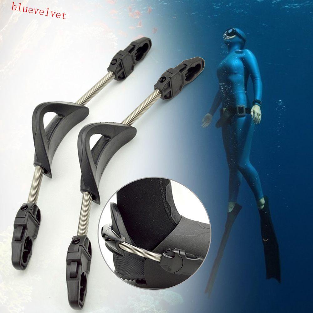 BLUEVELVET Diver Heel Straps อุปกรณ์กีฬา Fins เปลี่ยน Laces Dving Flippers สแตนเลสฤดูใบไม้ผลิว่ายน้ํ