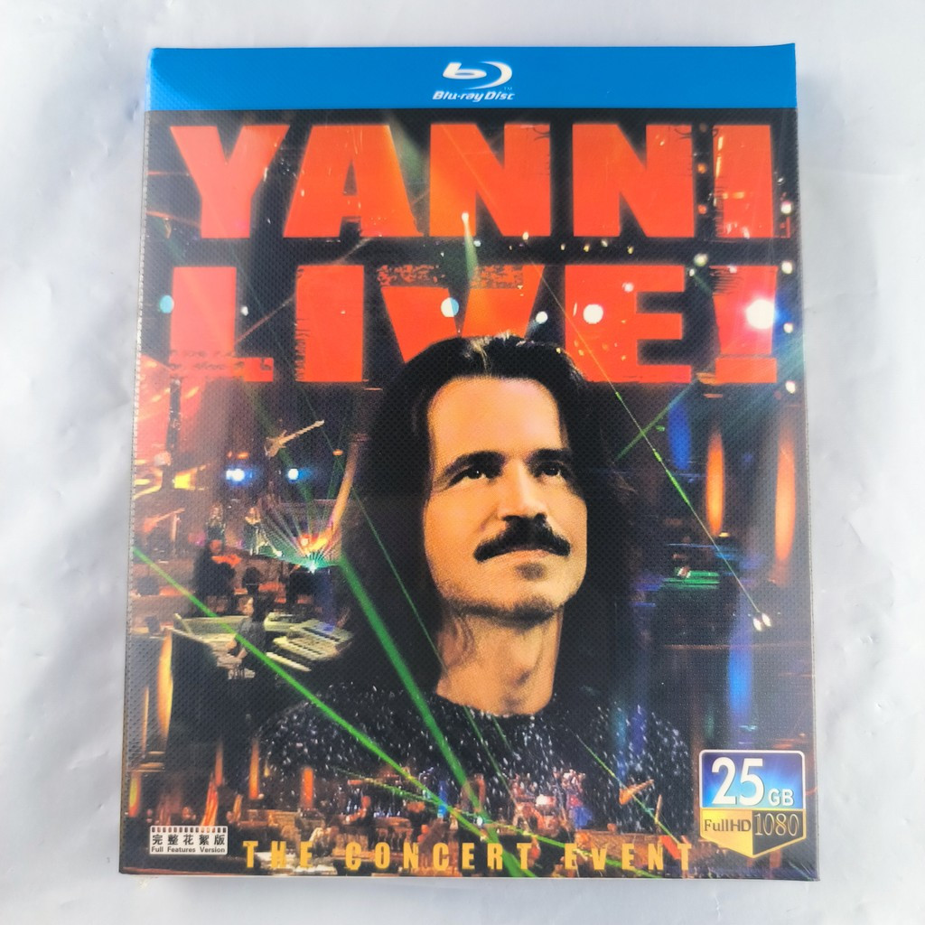แผ่นบลูเรย์ Yanni Live!กิจกรรมคอนเสิร์ต 1BD G002