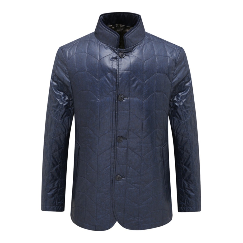 DS153 Buddha L Emperor N ฤดูใบไม้ร่วงฤดูหนาวผู้ชายผ้าฝ้ายเบาะแจ็คเก็ตตรง Casual Warm Windproof Cotto