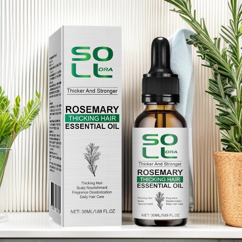 สินค้าใหม่ Hair Care Rosemary Spray Repair Dry Broken Frizz Soft Fluffy Glossy Rosemary Essence Home