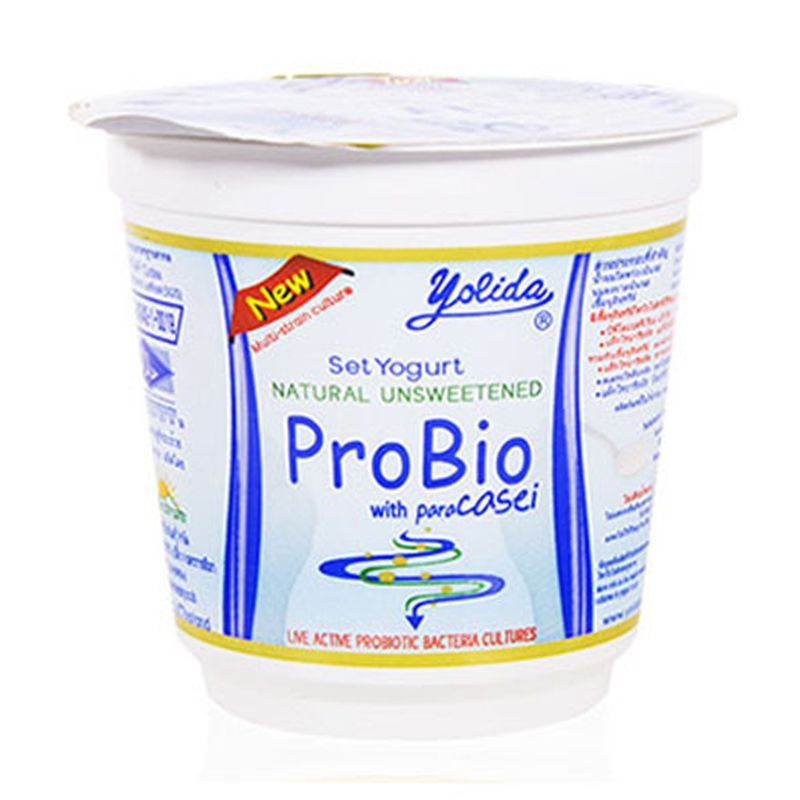 โยลิดาโยเกิร์ตชนิดคงตัวรสธรรมชาติ 120กรัม Yolida Set Yogurt Natural Unsweetened 120g. [หมายเลขบาร์โค้ด 8851262059013 ]