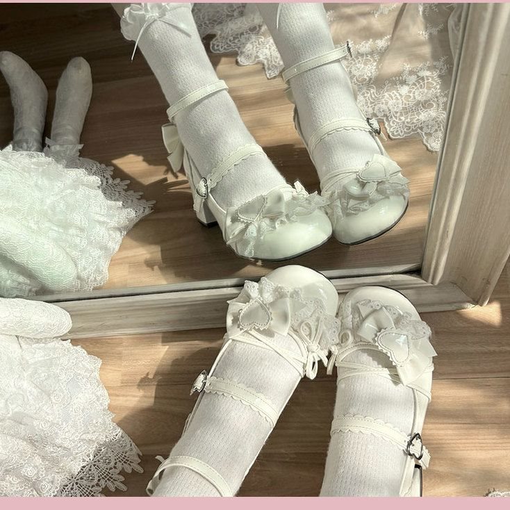 ขนาดใหญ่ 41-42 Forest Princess Original Lolita Shoes Mid-42 Forest Princess Original