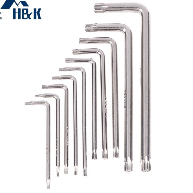 [H&K] T7 T8 T9 T10 T15 T20 T25 T30 T40 หก Lobe Torx หัว Tamper Proof Security Bolt Hole ไขควงสกรู Dr