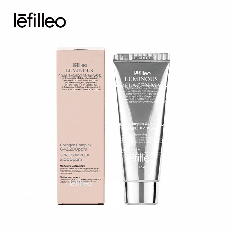 Collagen Mask lefileo lefilio Filleeo Mask Mask คอลลาเจนยุโรป