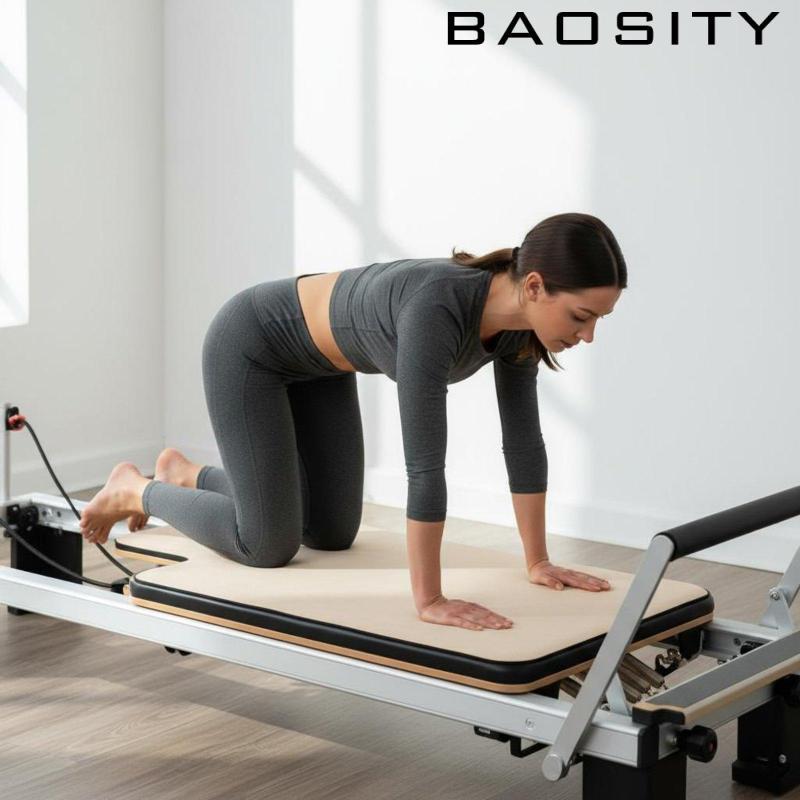 [Baosity] Pilates Reformer Mat ดูดซับเหงื่อ Off-white 96x56cm 1mm Off-white 96x56cm 1mm