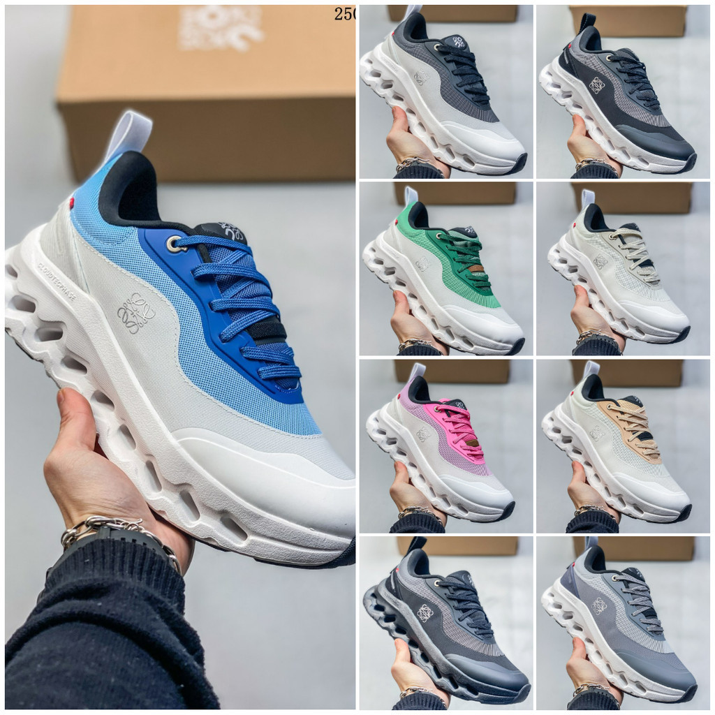 2026-Cloudเอียง 2.0 รอบ Toe Laced-Up Low-Top Life Casual รองเท้าผู้ชายผู้หญิงสไตล์