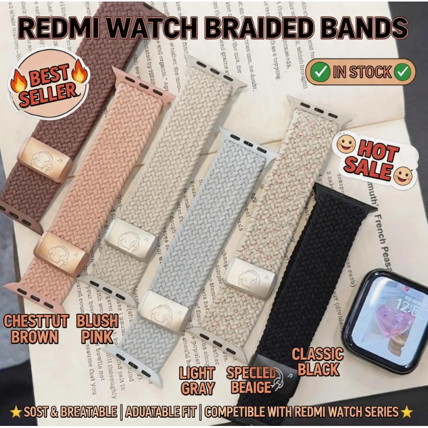ใช้ได้กับ Redmi Watch 6 5 4 3 Active Watch 3 Redmi Watch 2Lite 6Active 6lite 5Active 5lite สายรัดข้อมือกีฬาสายเปลี่ยนสบายและผิว fri