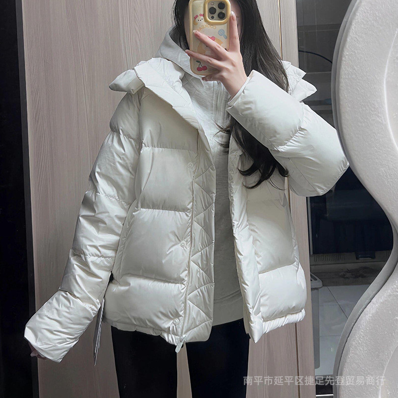 Lululu Down Jacket Five-Grid Down Jacket Puff Down Down Jacket เสื้อแจ็คเก็ตกันหนาวสไตล์คลาสสิก