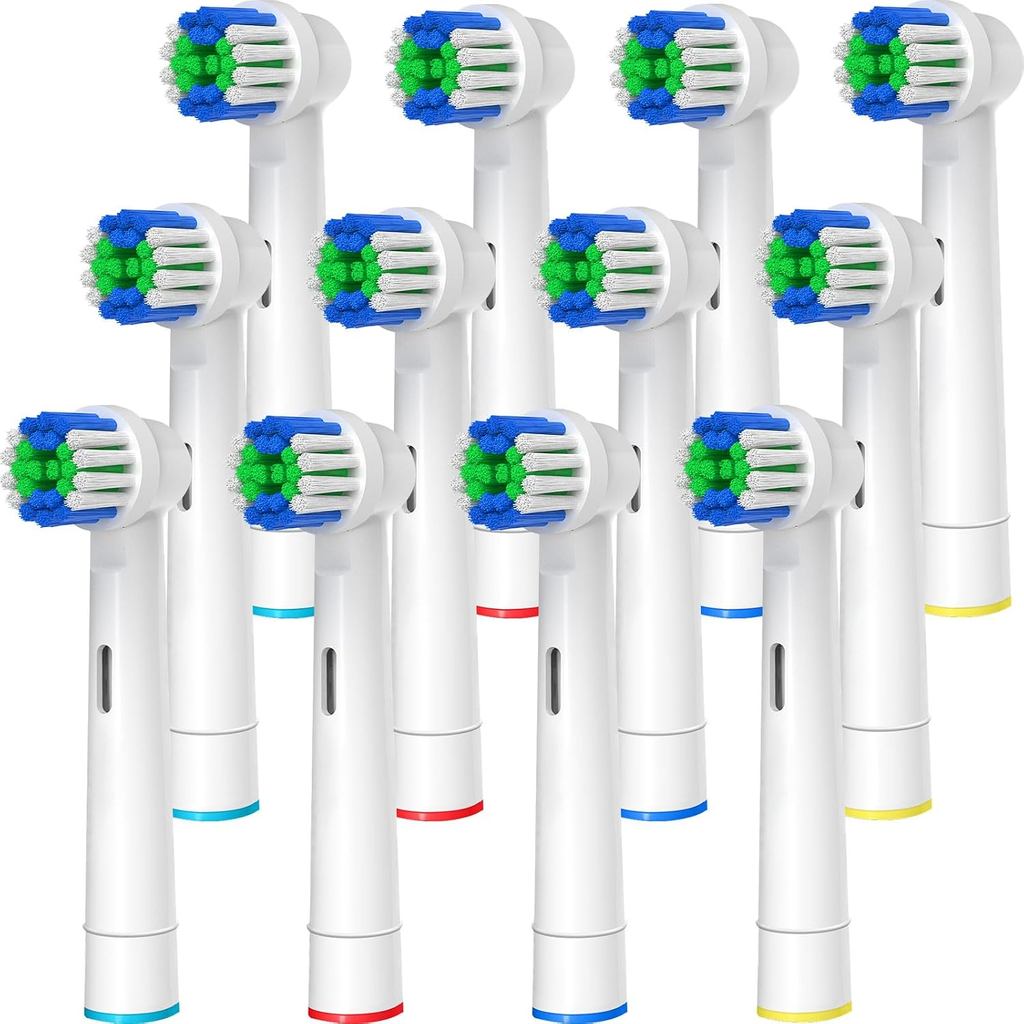 GENKENT เปลี่ยนหัวแปรงสีฟันใช้งานร่วมกับ Oral B Braun, 12 ชิ้นหัวแปรงไฟฟ้ามืออาชีพใช้งานร่วมกับ Oral