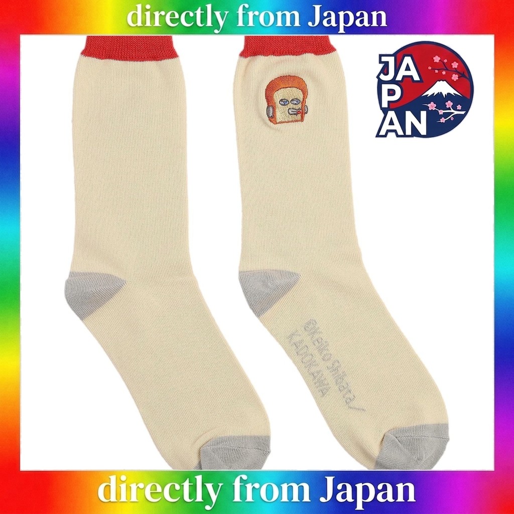 Overglad (Overglad) Overglad Bread Thief Embroidered Socks Bread Thief Cream PDD-014 chis_select_JAP