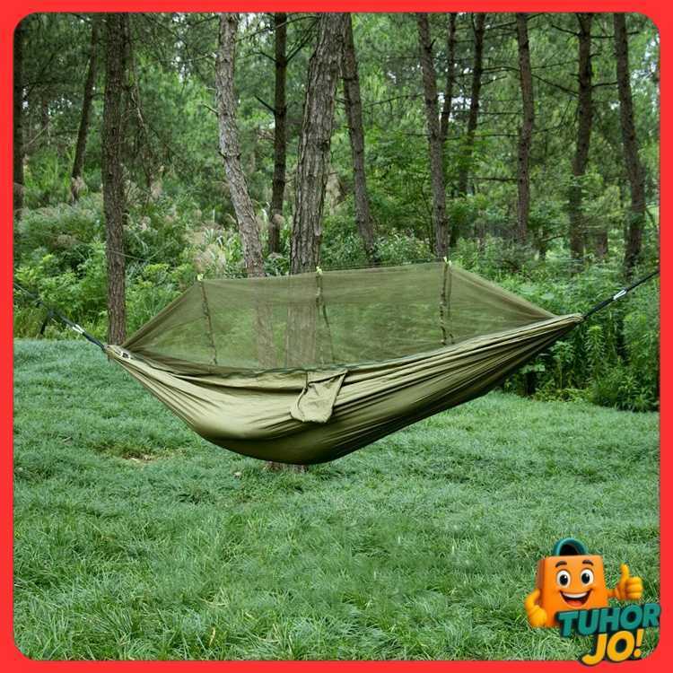 เปลญวน มุ้งกันยุงแบบแขวน Swing Camping Outdoor 2.9x1.4M - J510