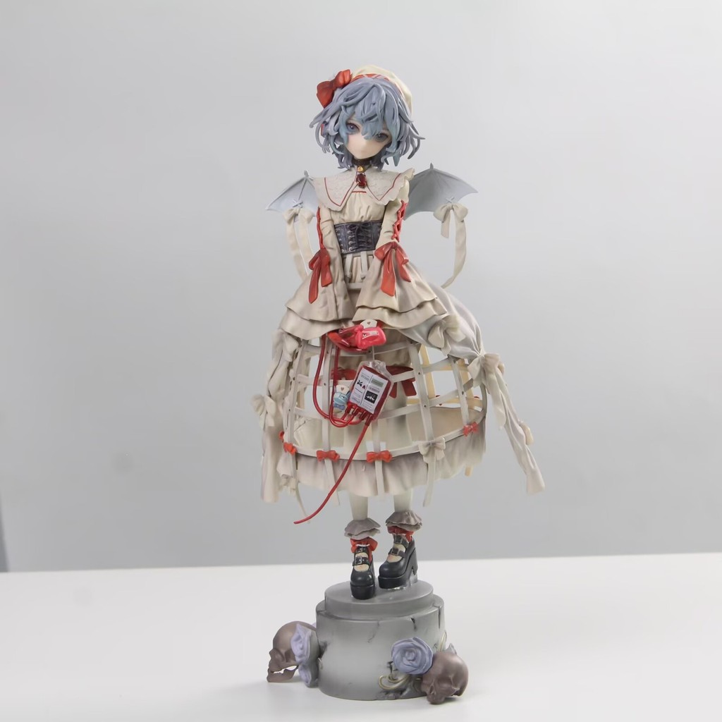 Touhou Project Remilia Scarlet Bloody Dress Gown Vampire PVC Figure