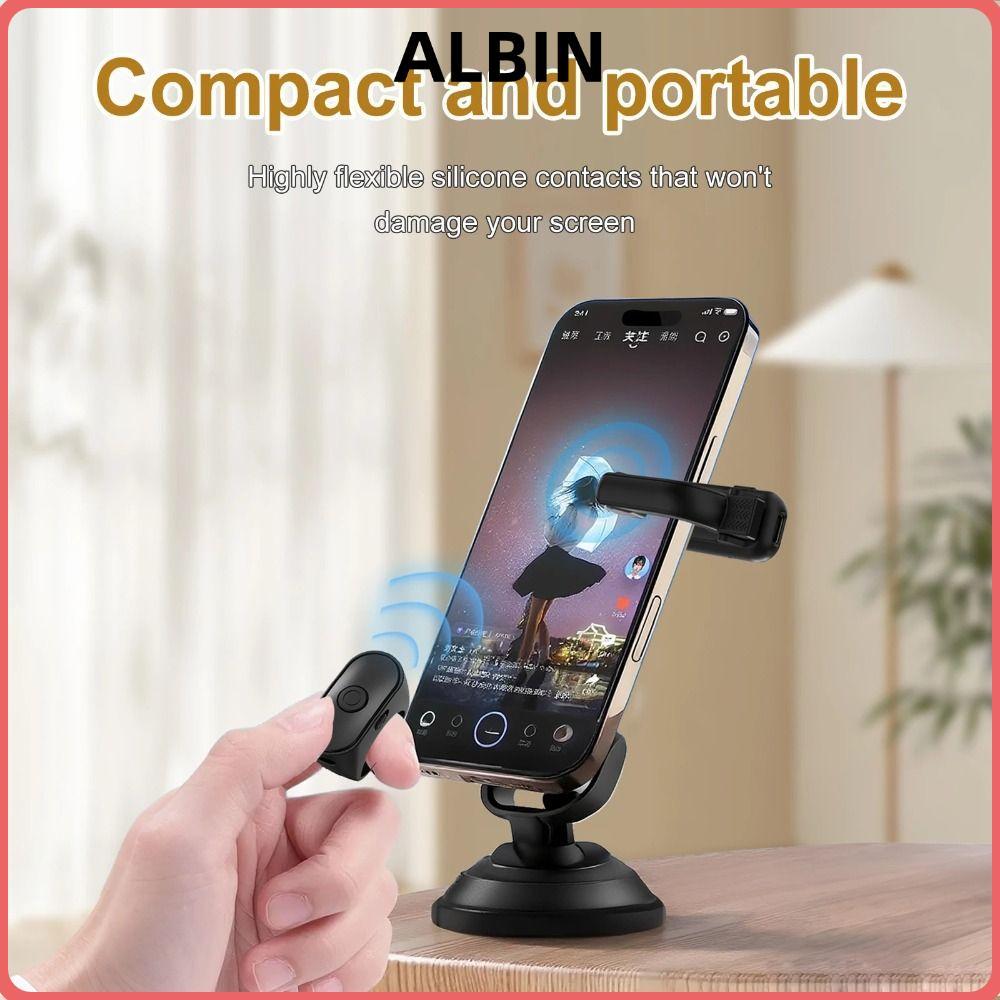ALBIN Page Turner Remote, Lightweight E-book Page Turner, ABS 2-in-1 Record Triggers สําหรับจุดบันทึ